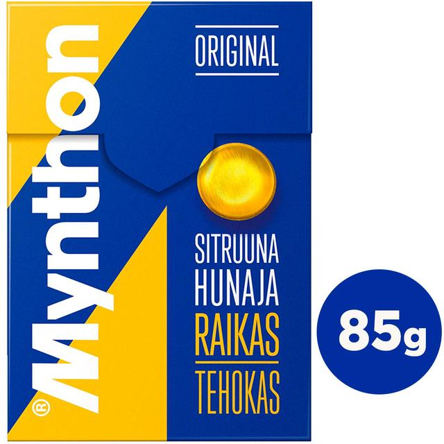 Mynthon Original Sitruuna-Hunaja +C kurkkupastilli 85g