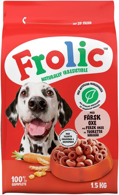 Frolic Härkä koiran kuivaruoka 1,5kg