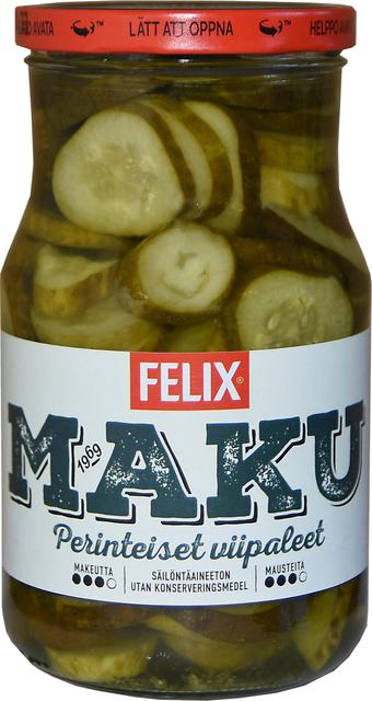 Felix Maku viipaloituja kurkkuja mausteliemessä 840/480g
