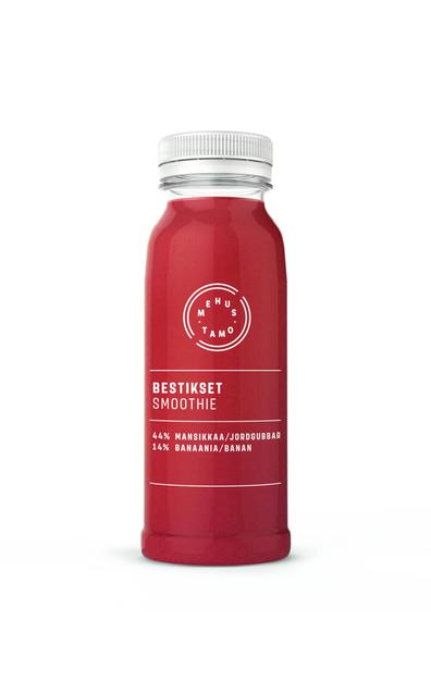 Mehustamo bestikset mansikka-banaani smoothie 250ml