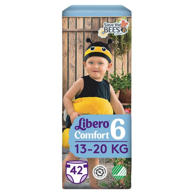 LIBERO Comfort teippivaippa koko 6, 42kpl, 13-20kg