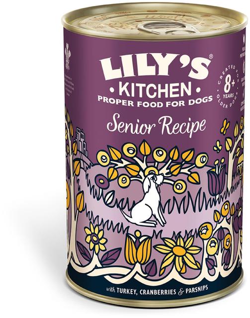 Lily's Kitchen 400g Senior Recipe sis. kalkkunaa koiranruoka