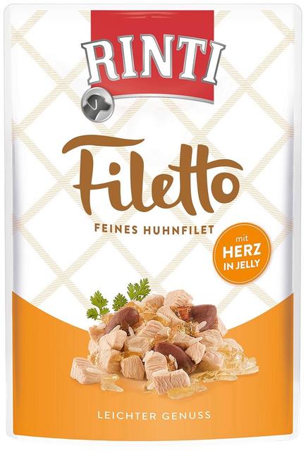 Rinti Filetto Kana & Sydän hyytelössä 100G