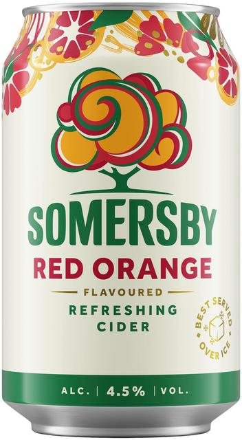Somersby Red Orange siideri 4,5 % tölkki 0,33 L