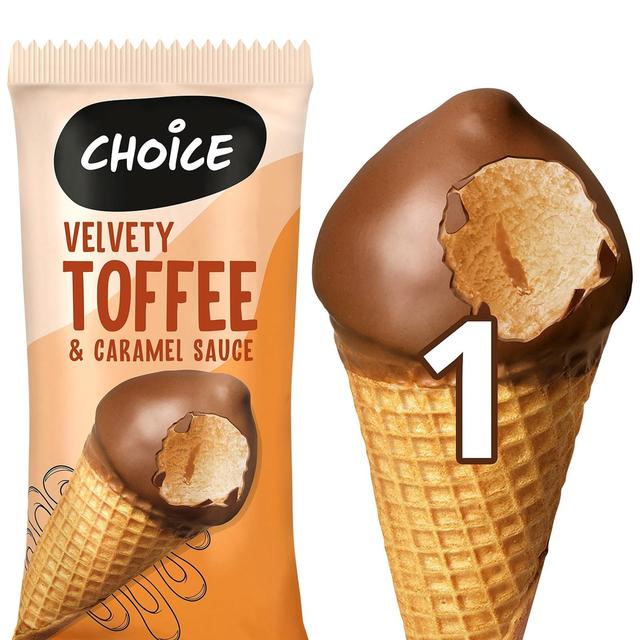 Choice Jäätelötuutti Velvety Toffee 150ml/90g