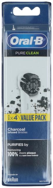 Oral-B Pure Clean Charcoal 4kpl vaihtoharja