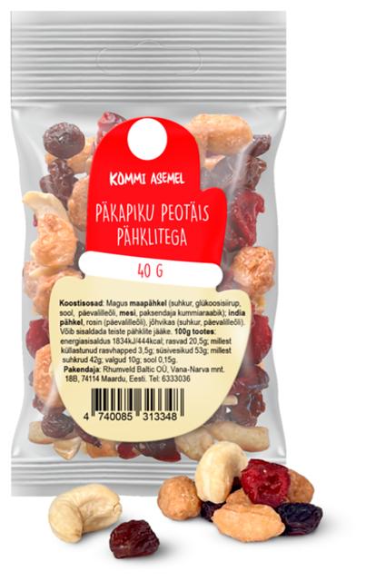 Kommi Asemel Päkapiku peotäis pähklitega 40g