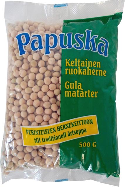 Papuska keltainen herne 500g