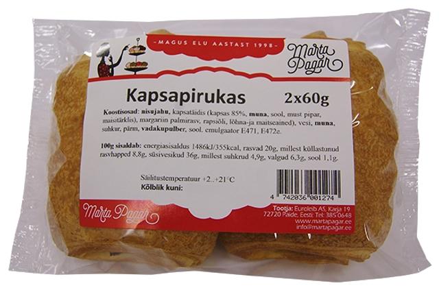 Kapsapirukas, 2 tk, 120 g