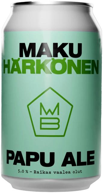 Maku Brewing Härkönen Papu Ale 5 % 0,33l olut tölkki