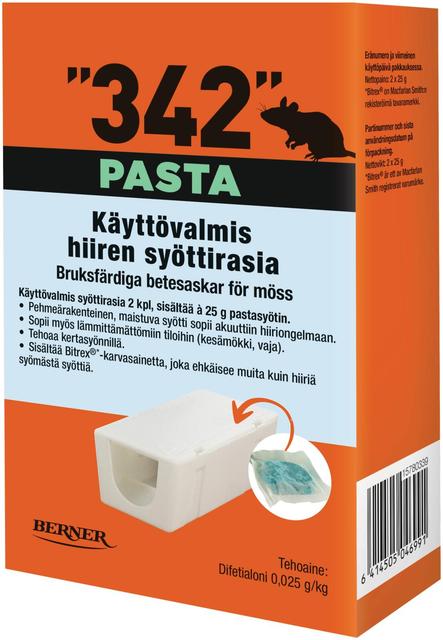 342 Syöttirasia 2kpl á 25g pastasyötti