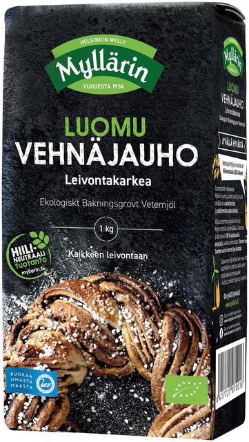 Myllärin Luomu Leivontakarkea Vehnäjauho 1 kg
