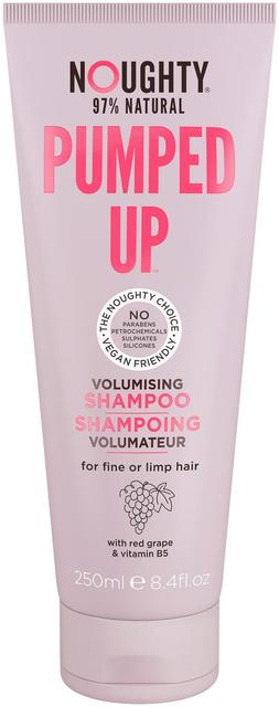 Noughty Pumped Up Volumising tuuheuttava shampoo hennoille ja liukkaille hiuksille 250ml