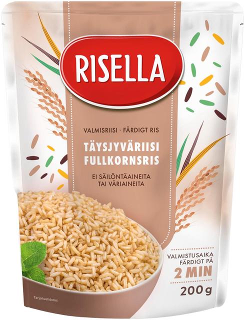 Risella Valmisriisi Täysjyväriisi 200g