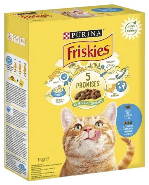 FRISKIES kuiv kassitoit lõhe/tuunikala/juurvili 1kg