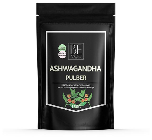 Ashwagandha juure pulber Be More 150g