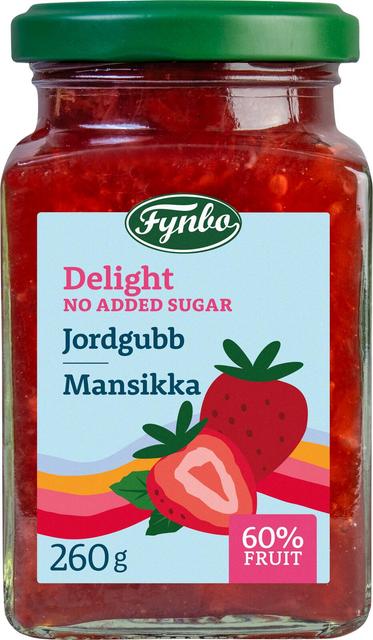 Fynbo Delight mansikkahillo - vähemmän sokeria 260g