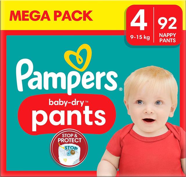 Pampers Baby Dry Pants S4 9-15kg 92kpl housuvaippa