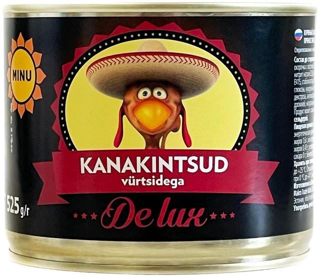 Minu de lux kanakintsud vürtsidega 525g