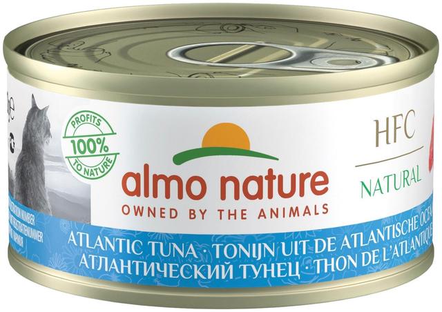 Almo Nature HFC Natural Atlantin tonnikala kissan täydennysravinto 70 g