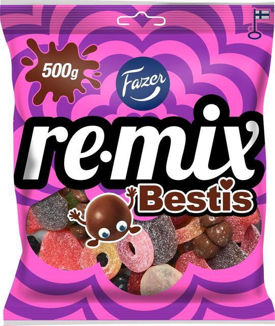 Fazer Remix Bestis karkkipussi 500g