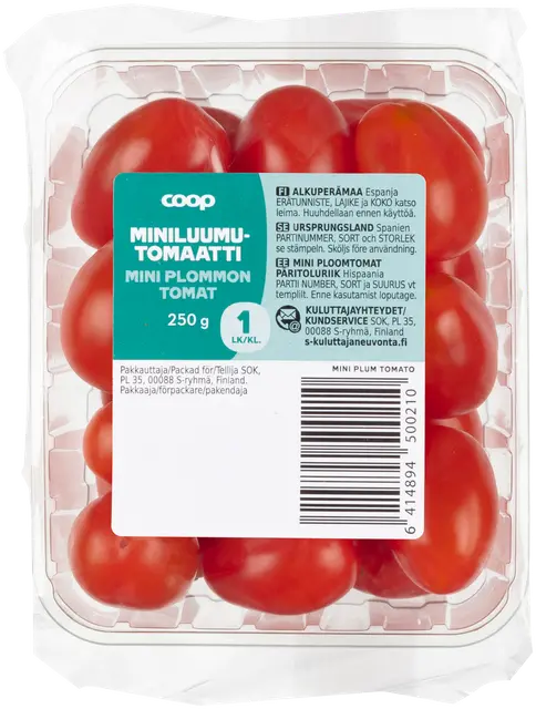 Coop miniluumutomaatti 250g