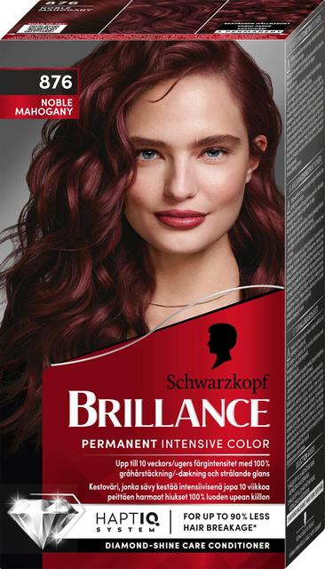 Schwarzkopf Brillance 876 Noble Mahogany hiusväri 1 kpl