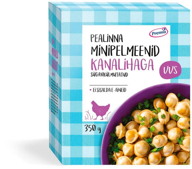 Pealinna minipelmeenid kanalihaga 350g