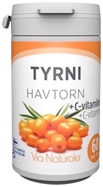 Tyrni + C-vitamiini 60 tabl Via Naturale