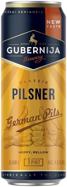 Gubernija German Pilsner õlu 4,6%vol 568ml