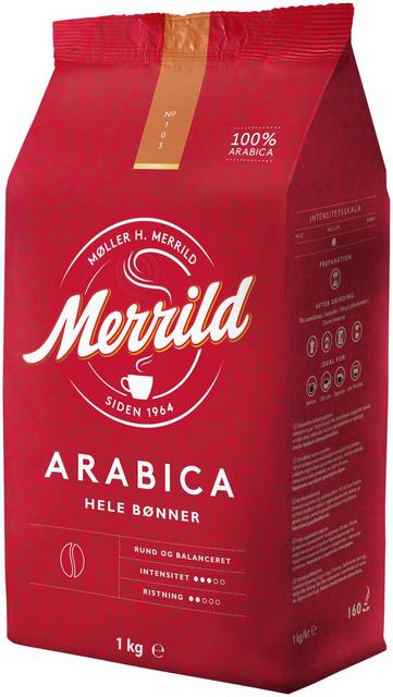 Kohvioad Merrild Arabica 1 kg