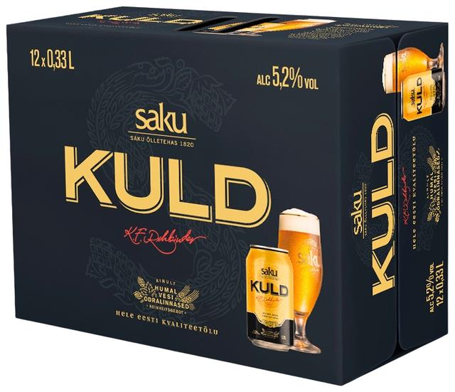 Saku Kuld õlu 12x330ml kohver