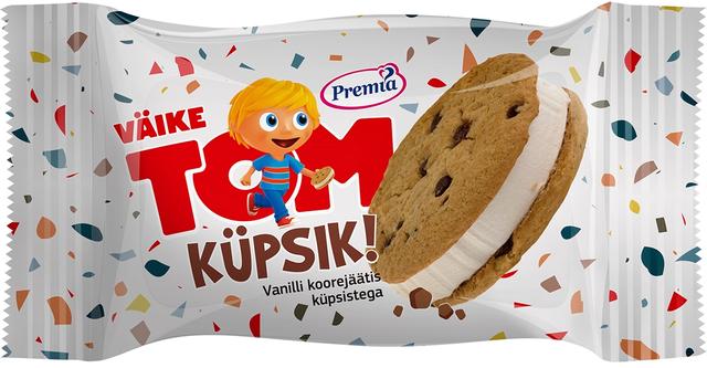 Väike Tom hele küpsisejäätis, 75 g