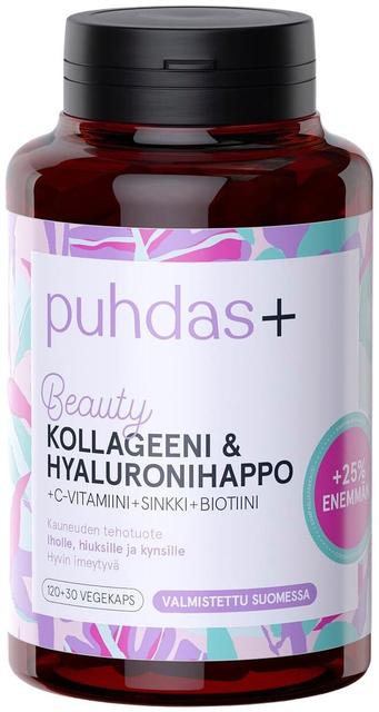 Puhdas+ Collagen&hyaluron 120+30kaps