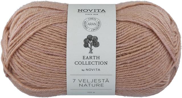 Novita lanka 7 Veljestä Nature 100g Päiväuni 502