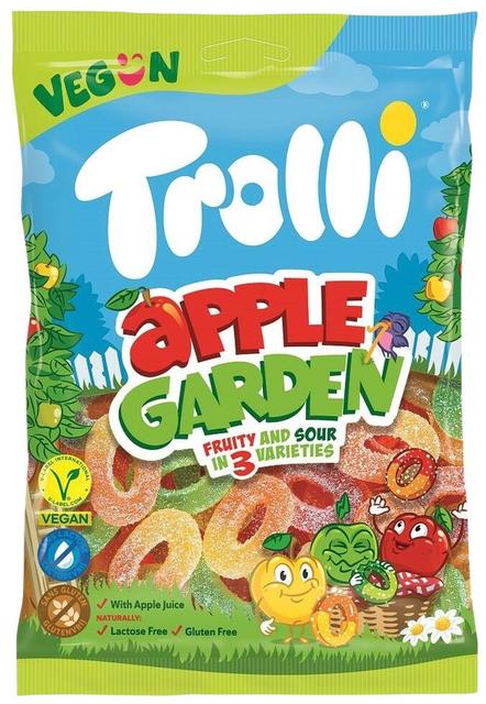 Kummikommid Trolli Õunaaed (vegan)  175G