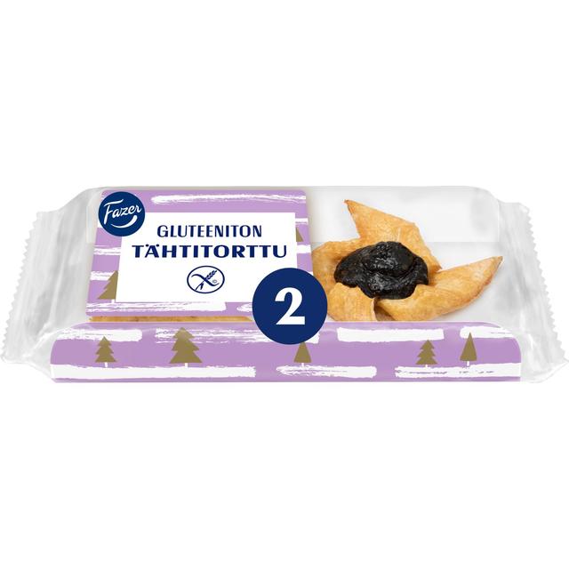 Fazer Gluteeniton Tähtitorttu 2kpl 120g