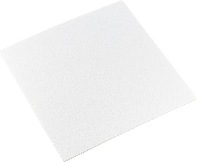 Huopatassu 200 x 200 mm, valkoinen