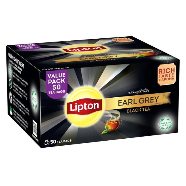 Lipton Musta Tee Earl Grey 50p/80g