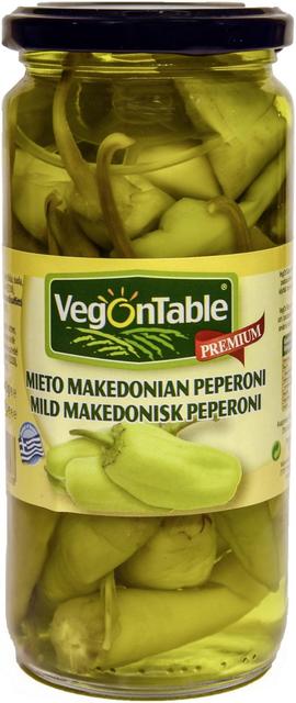 VegOnTable 440/220g mieto Makedonian pepperoni