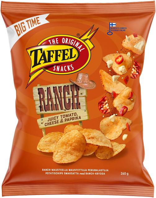 Taffel Ranch maustettu sipsi 260g