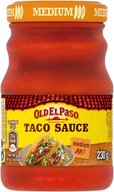 Old El Paso 230g Medium Taco Sauce