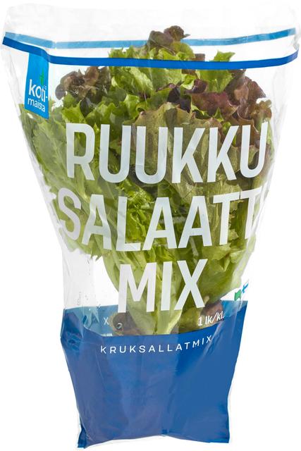 Kotimaista suomalainen ruukkusalaattimix