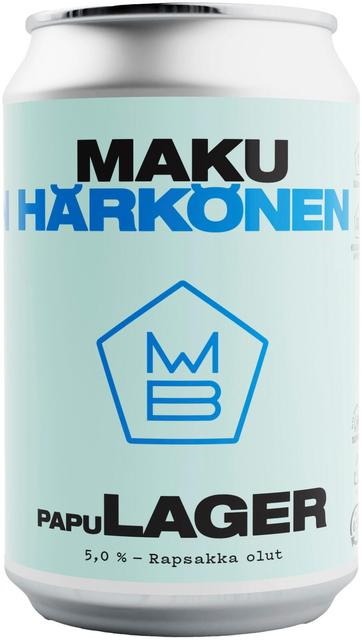Maku Brewing Härkönen lager olut 5% 0,33l tölkki