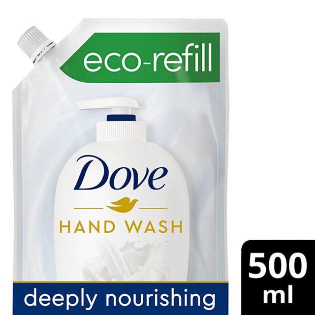 Dove Deeply Nourishing Refill Nestesaippua Kosteuttava käsisaippua 500 ml