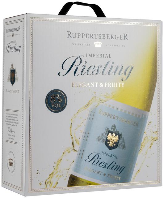 Ruppertsberger Imperial Riesling valkoviini BIB 8% 200cl