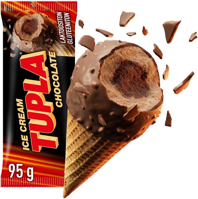 Tupla Chocolate jäätelötuutti 150ml/95g