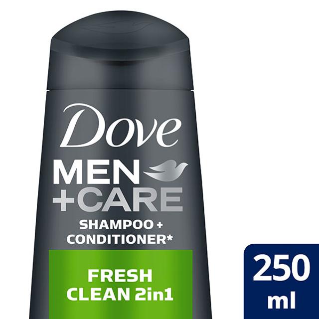 Dove Men+Care Fresh & Clean 2-in-1 Shampoo Miehille 250 ml
