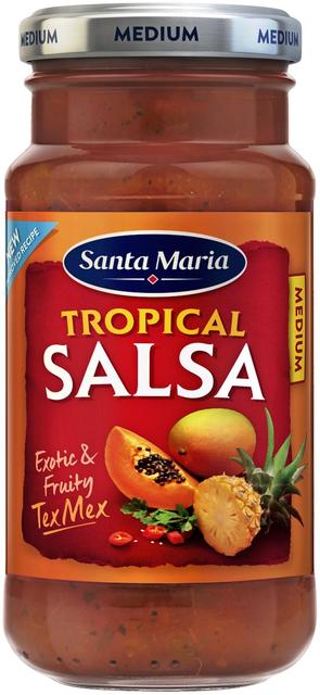 Santa Maria Tropical Salsa Medium salsakastike 230 g