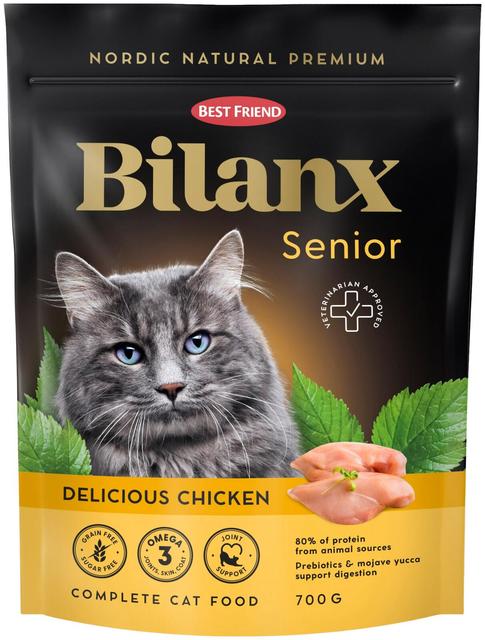 Best Friend Bilanx Senior kana kuivaruoka kissoille 700 g